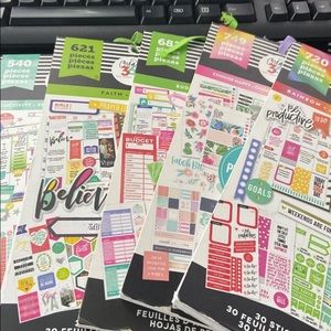 Used Happy Planner Sticker books
